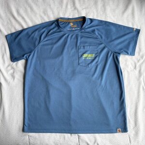 Carhartt Force Performance Fishing Shirt Outwork Outfish Size Large Relaxed Fit